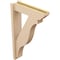 Ekena Millwork 5 1/2-in W x 20-in D x 32-in H Funston Slat Rough Cedar Woodgrain TimberThane Outlooker, Primed Tan OUTUR055X20X32FST24RCPR - alternate 5